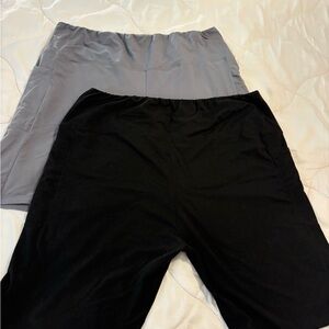 Black and Gray Shorts